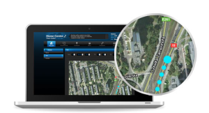 Integração entre GPS e sistema de automação residencial.